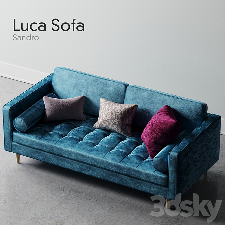 Sandro Luca Sofa 3D Model