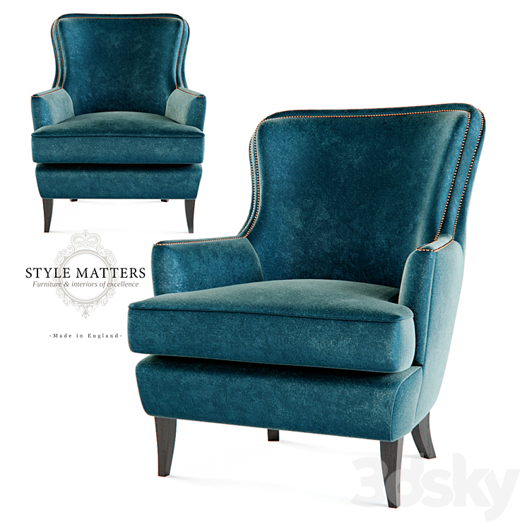 Style Matters – FH 106 Armchair 3DS Max - thumbnail 1