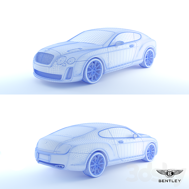 Bentley Continental 3D Model
