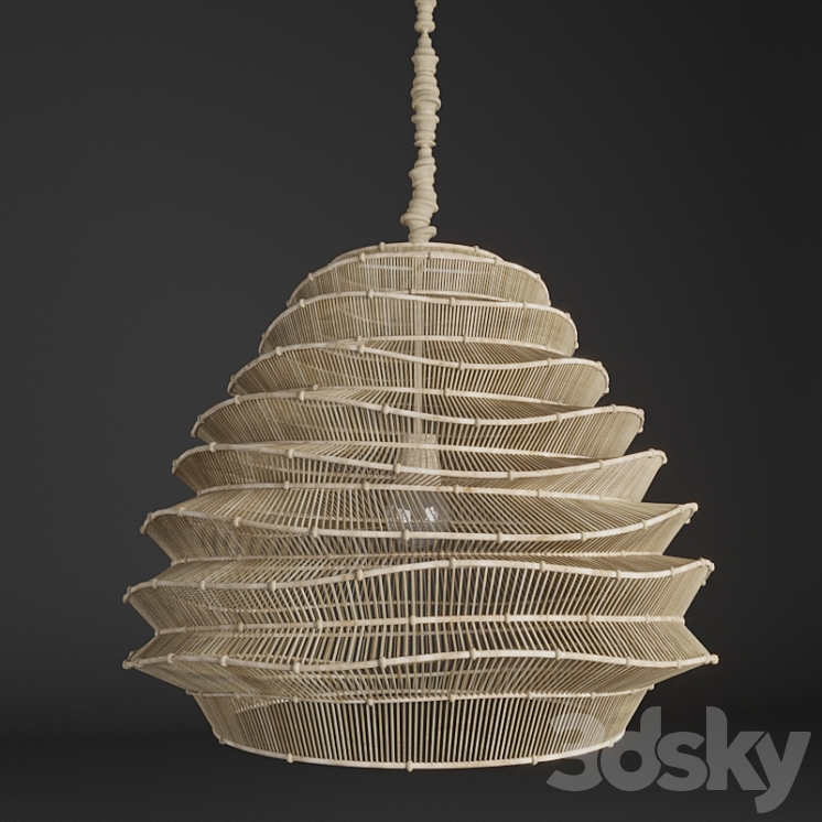 Roost Bamboo Cloud Chandelier 3DS Max - thumbnail 1