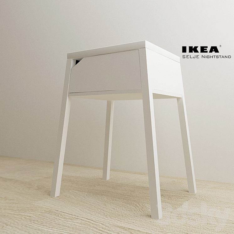 IKEA SELJE Nightstand Wardrobe & Display 3D model