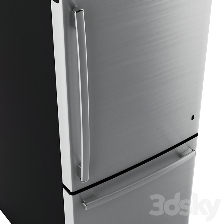 GE ENERGY STAR Refrigerator GBE21DSKSS Kitchen appliance 3D model