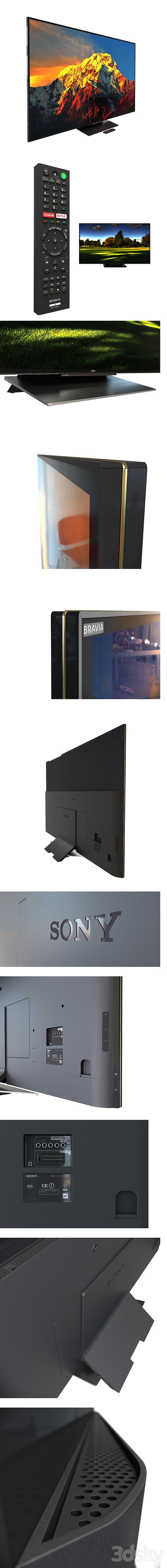 TV Sony KD-75XD9405 3D Model