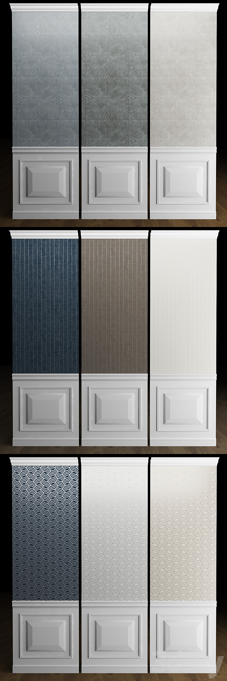 York Dazzling Dimensions wallpaper 3D Model Free