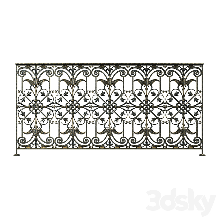 Railing 1221 3D Model