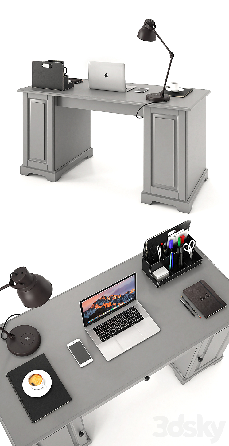 Ikea Liatorp Desk 3D Model