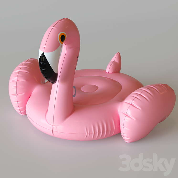 Float inflatable – Flamingo luxe 3DS Max - thumbnail 2