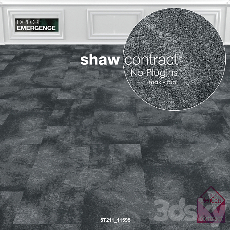 Shaw Carpet Emergence Depth 02 Carpets 3D model