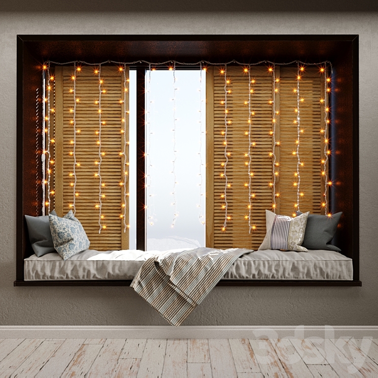 Window decoration 1 3D Model