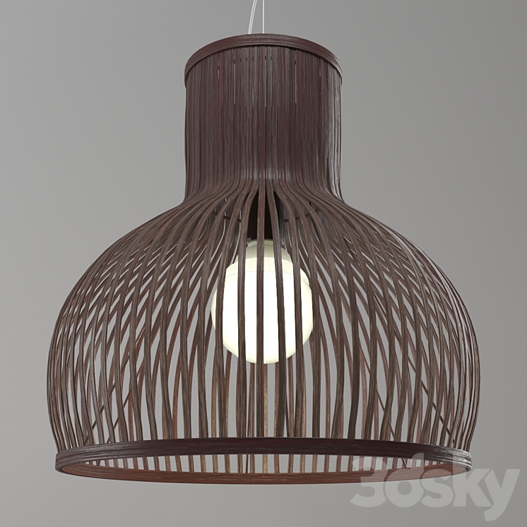 Lamp from a bamboo (Odeon light Alamo) 3DS Max - thumbnail 2