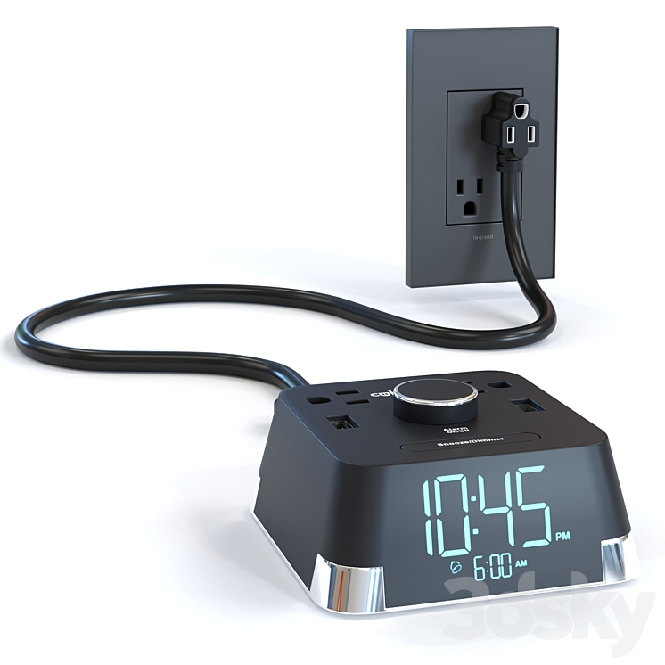 CubieTime alarm clock PC & other electronics 3D model