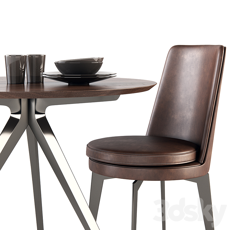 Flexform Feel Good & Zefiro 3D Model