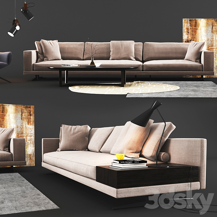 Poliform Set 03 3D Model