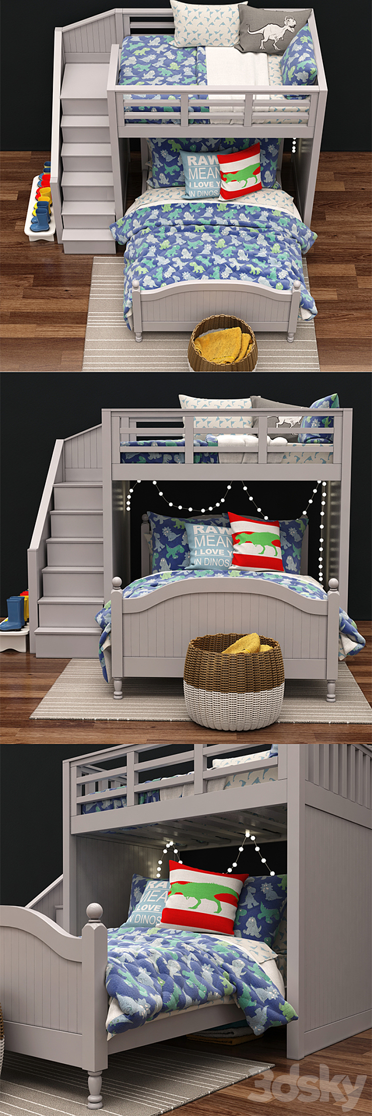 Catalina stair discount loft bed