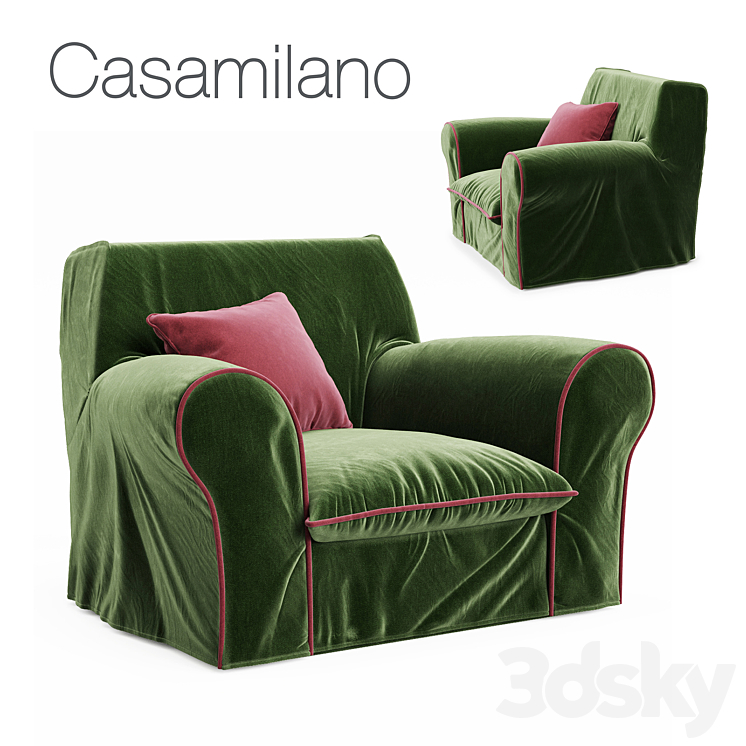 Casamilano BIG Armchair 3DS Max - thumbnail 1