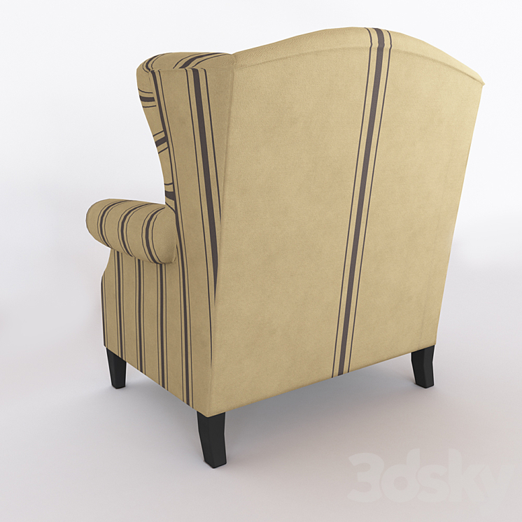 Napoleon Arm Chair 3DS Max - thumbnail 2