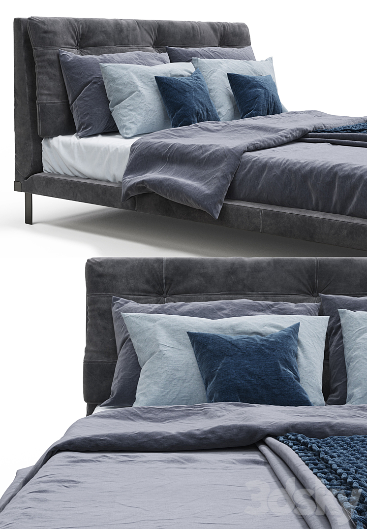 Baxter Viktor bed 3D Model