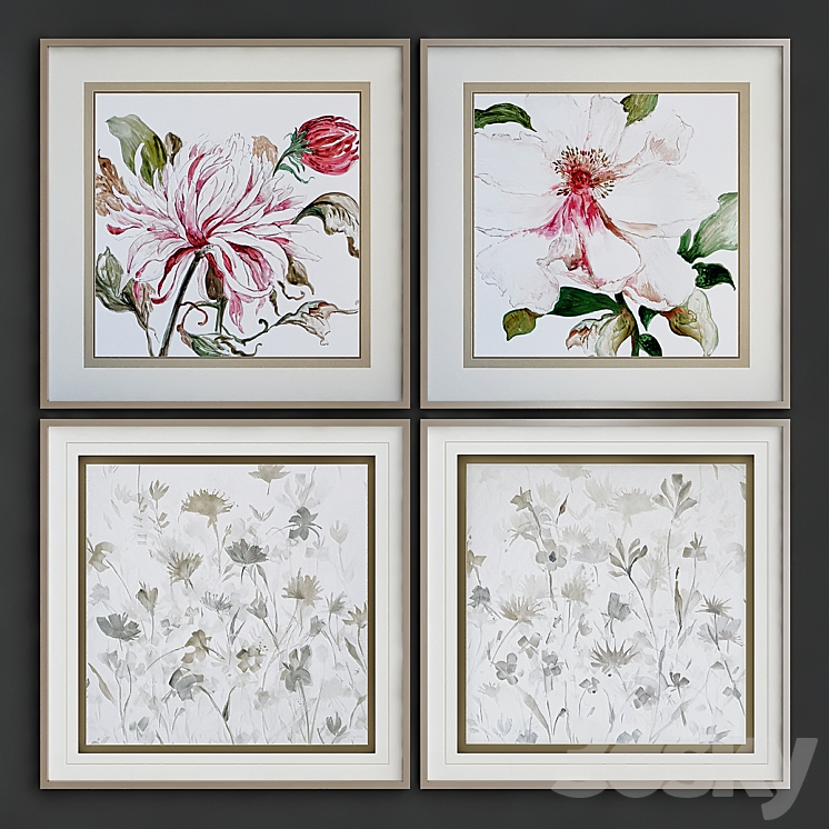 Blooming Wildflower（model:1402834_Square_Vray）