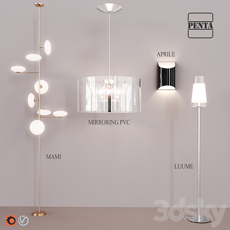 Pentalight lighting set