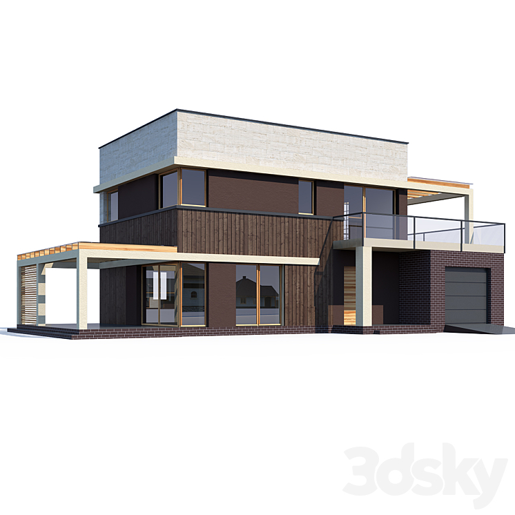 ABS House V151 3DS Max - thumbnail 1