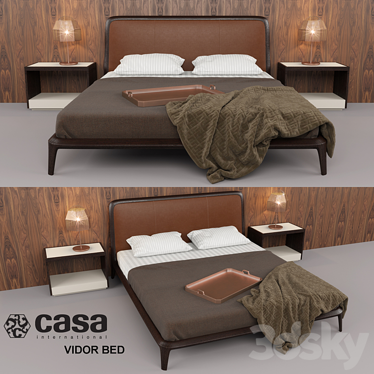 Bed 3DS Max - thumbnail 1