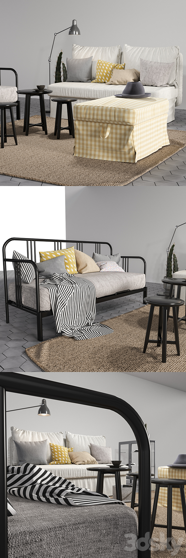 Ikea Set from the new catalog 2017-2018 3D Model