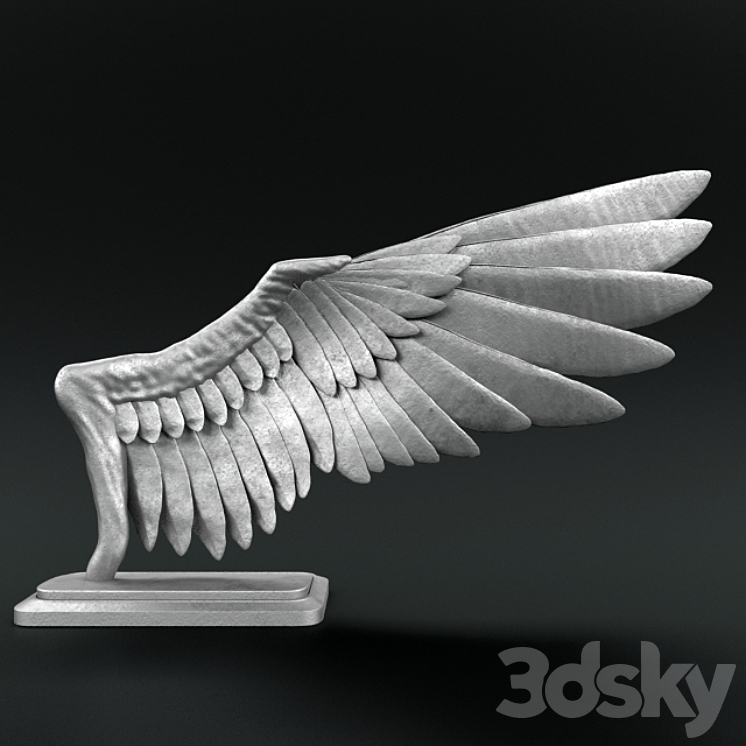 “The figurine “”Wings””” 3DS Max - thumbnail 1
