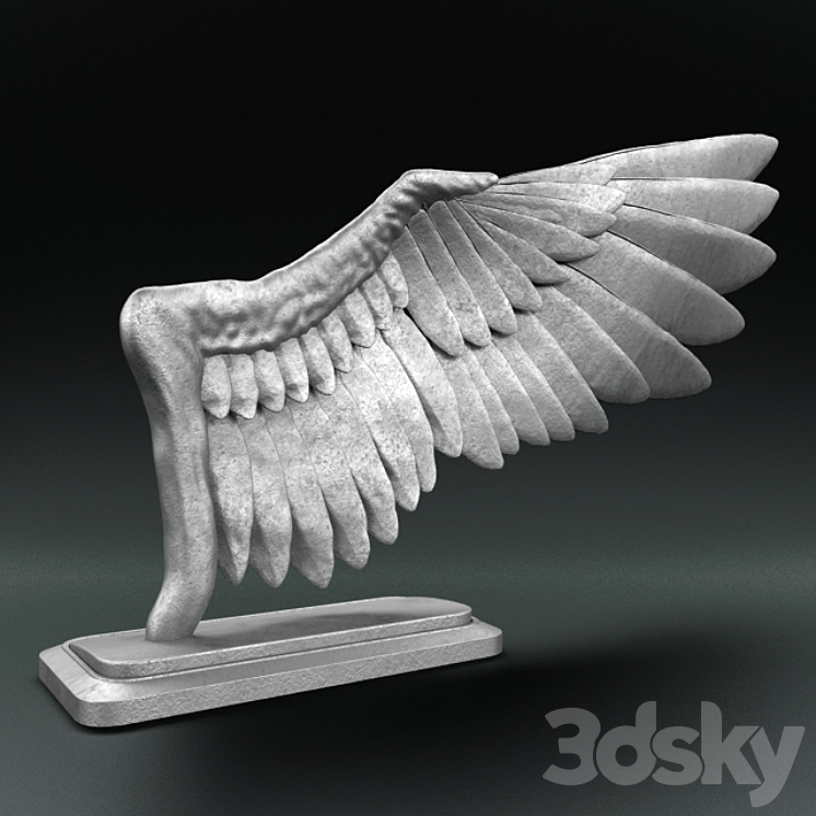 “The figurine “”Wings””” 3DS Max - thumbnail 2