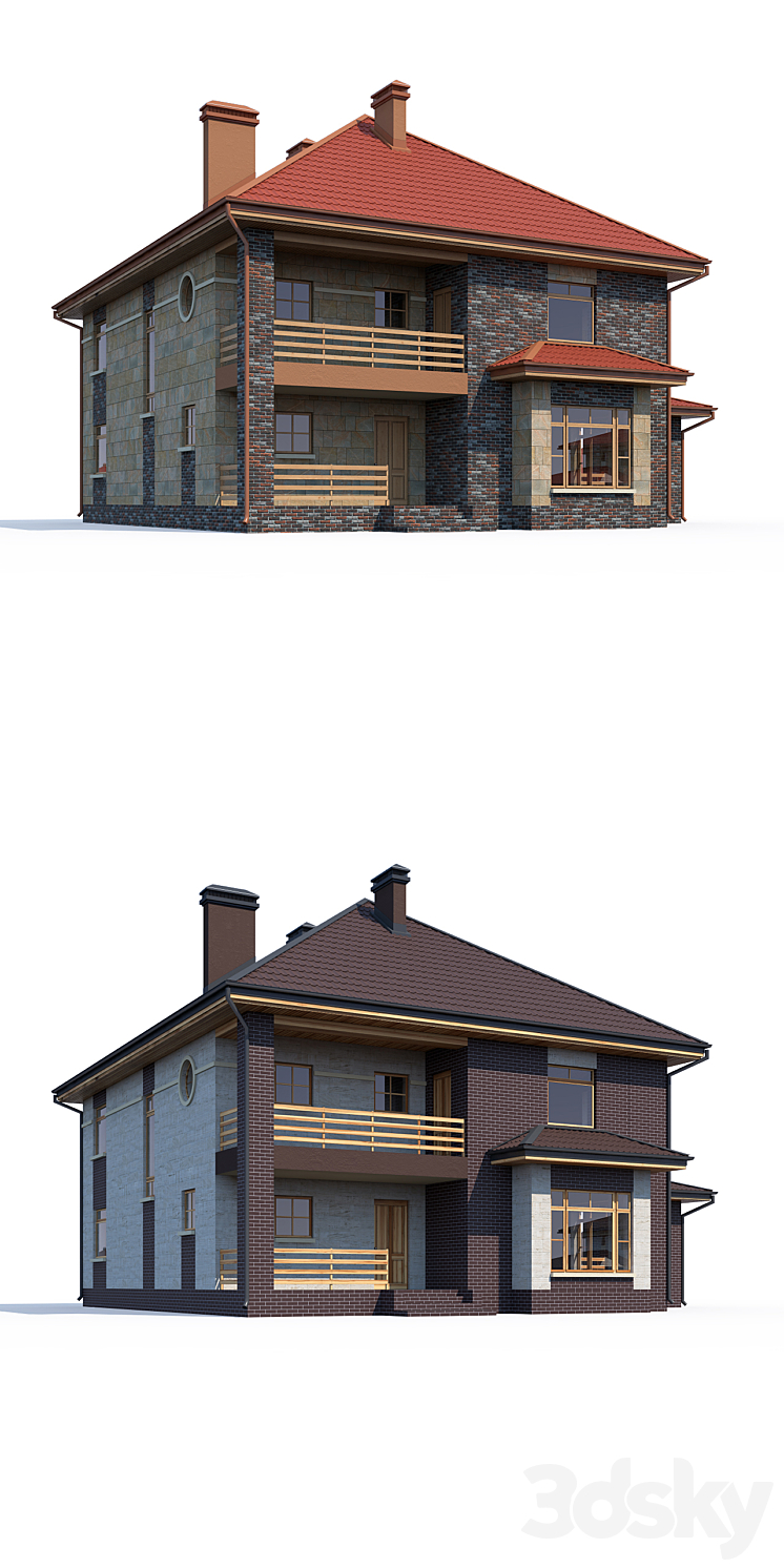 ABS House V167 3D Model