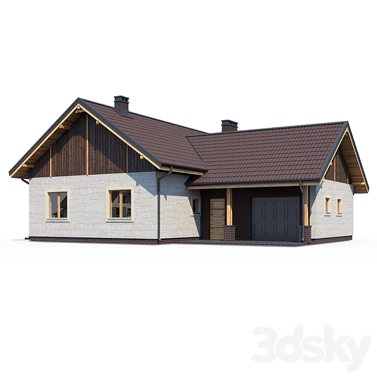 ABS House V189 3DS Max - thumbnail 1