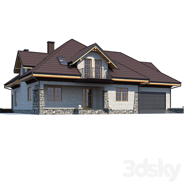 ABS House V216 3DS Max - thumbnail 1