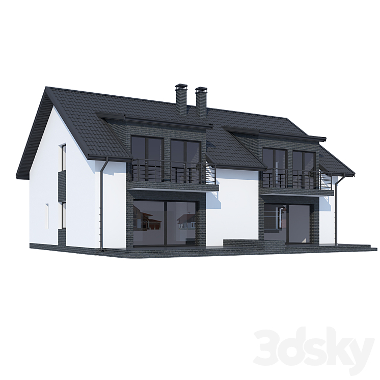 ABS House V255 3DS Max - thumbnail 2