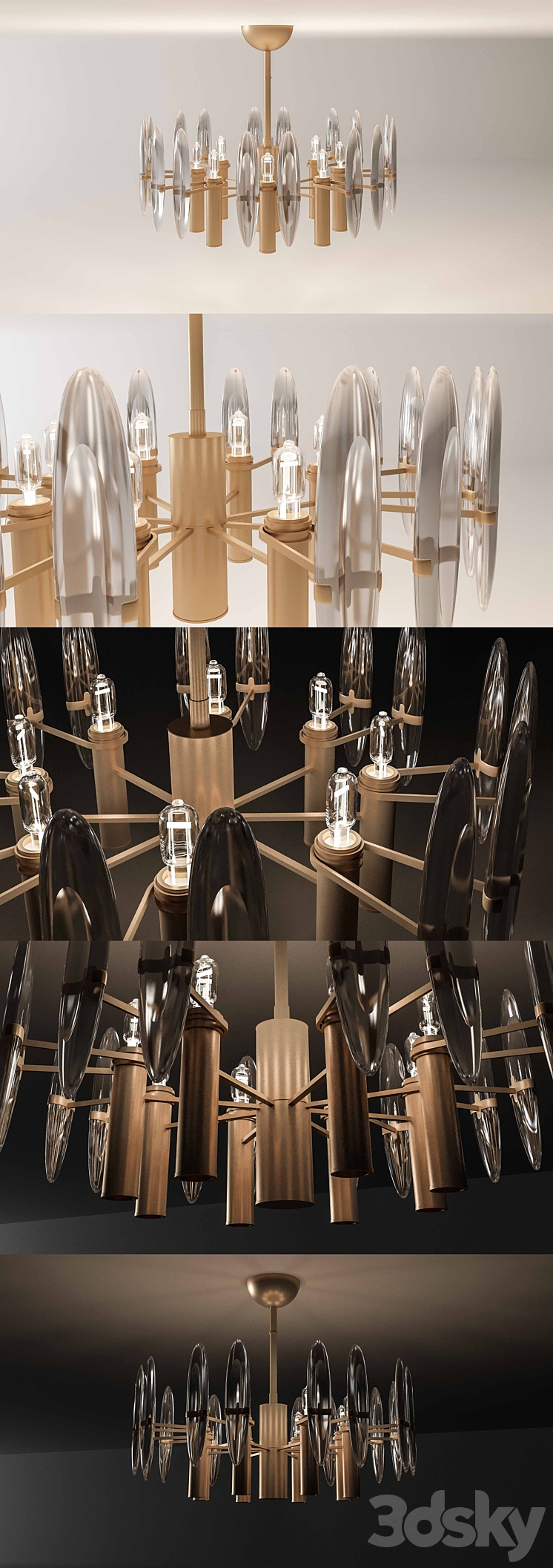 Antique Chandelier 3D Model