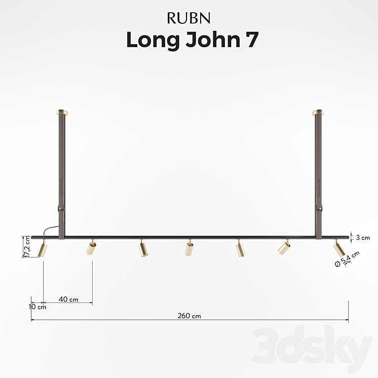 RUBN Long John 7 3DS Max - thumbnail 1