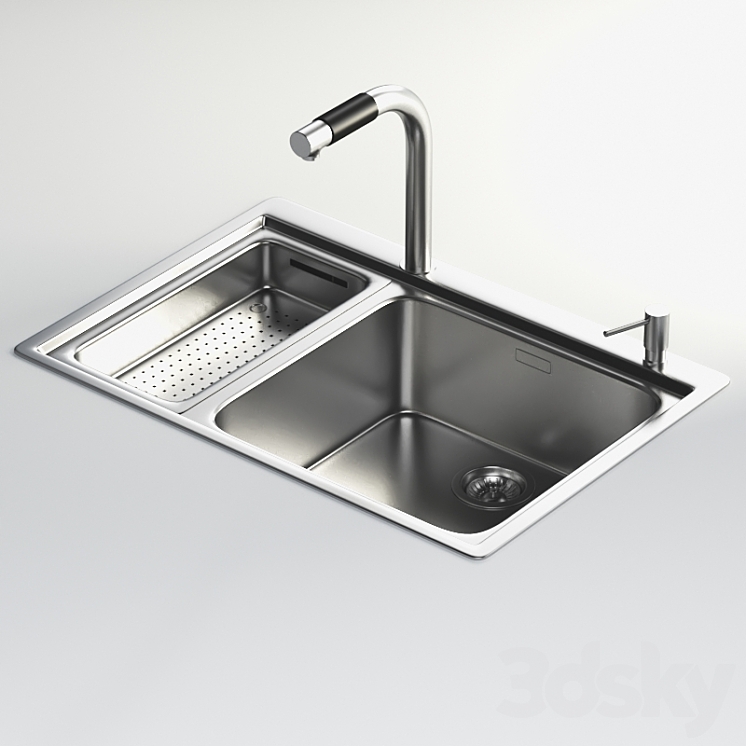 Sink CG 14 – 55×78 cm 3DS Max - thumbnail 1