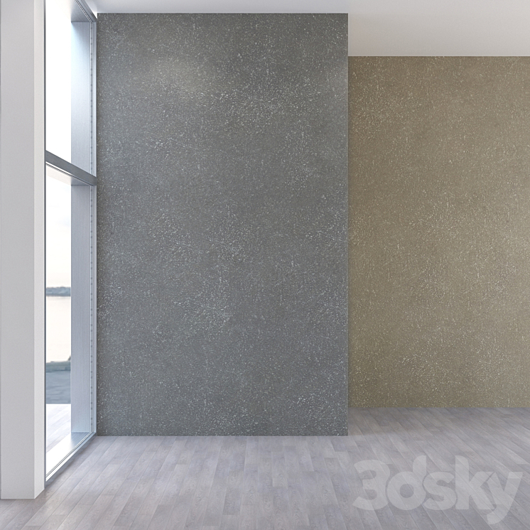 Set of decorative plaster Caparol (granular) 3D Model