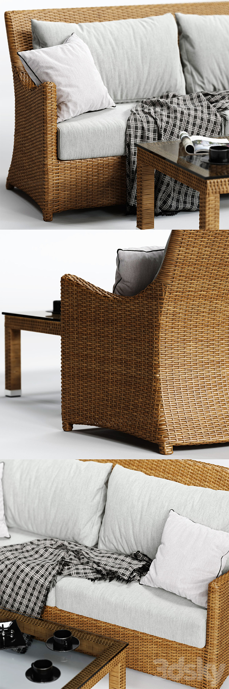 Dolcefarniente SCAURI Sofa 3D Model