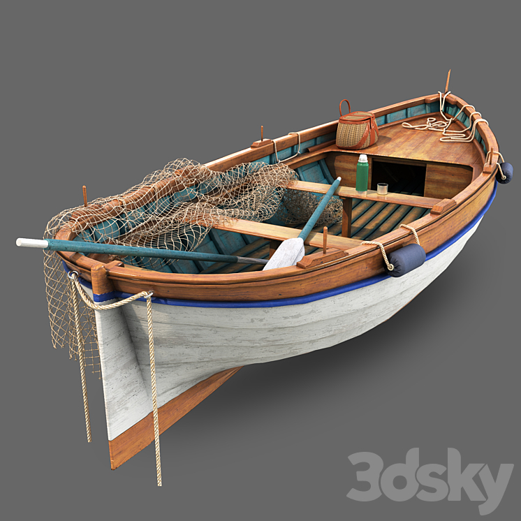 fishing boat 3D Model