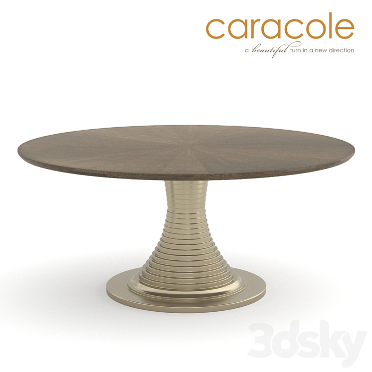 Dining table Uptown Caracole 3DS Max - thumbnail 1