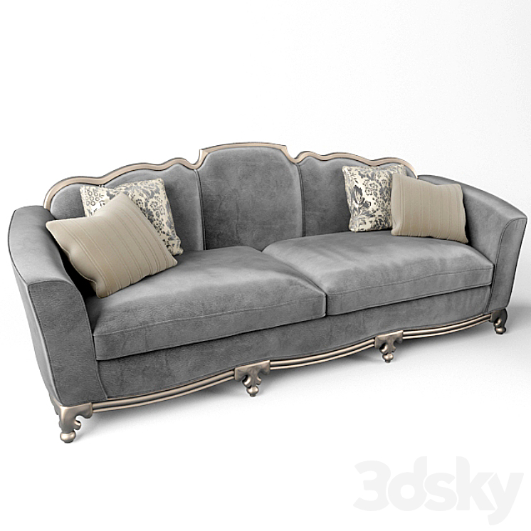 Sofa and Chair Darwin 3D Model