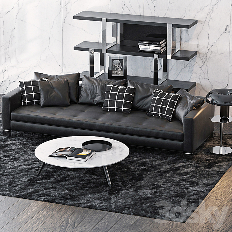 Minotti Set 12 3D Model