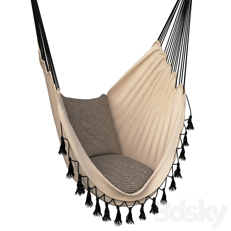 HAMMOCK Provincial White 14000CRM 3DS Max - thumbnail 2