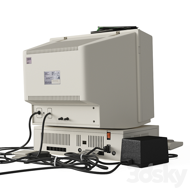 IBM PCjr 3D Model