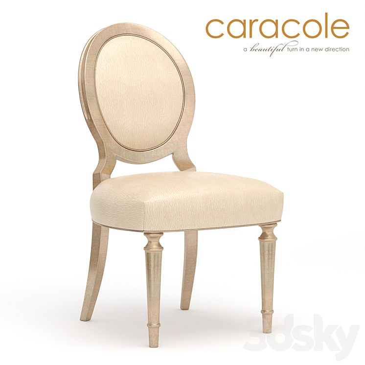 Dining chair May I Join You? Caracole 3DS Max - thumbnail 1