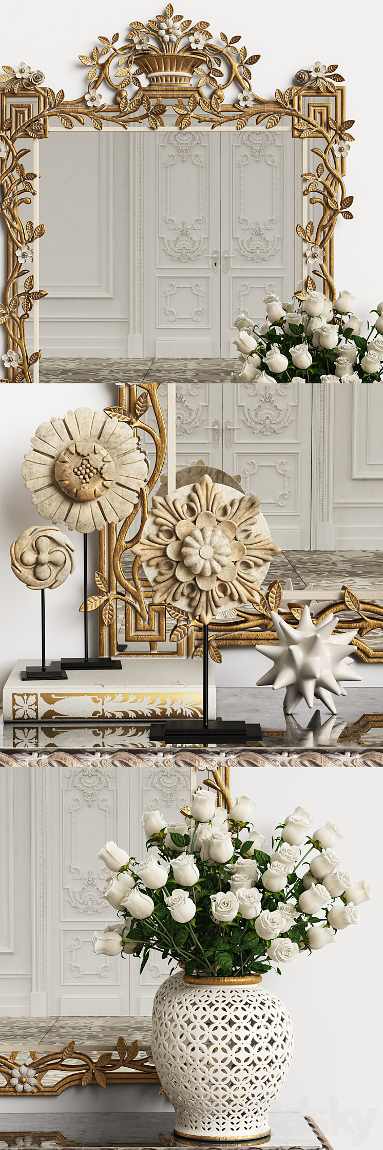 Mirror Chelini Art.1201 3D Model