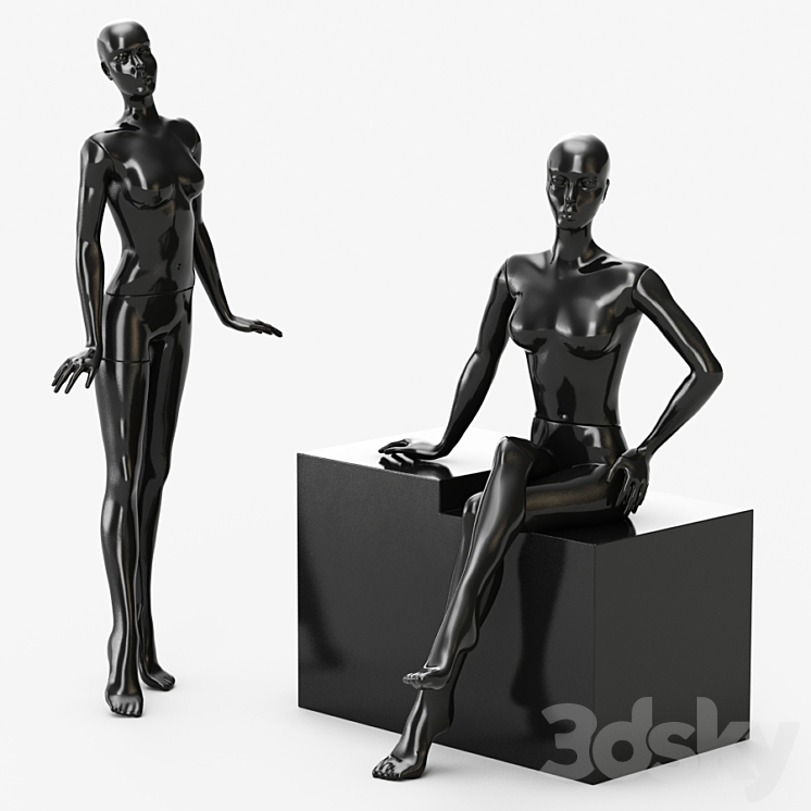 Mannequin for women 3D Model