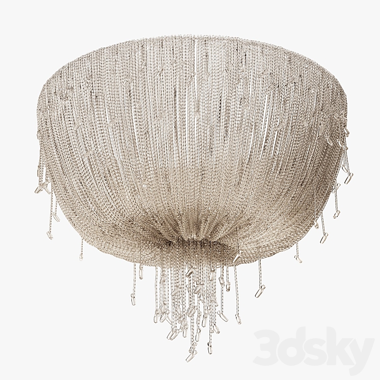 Louise Bradley - Crystal drape light 3D Model