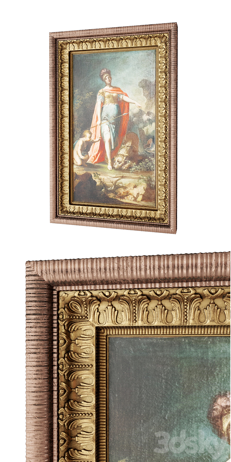 Painting classical 1 3D Model