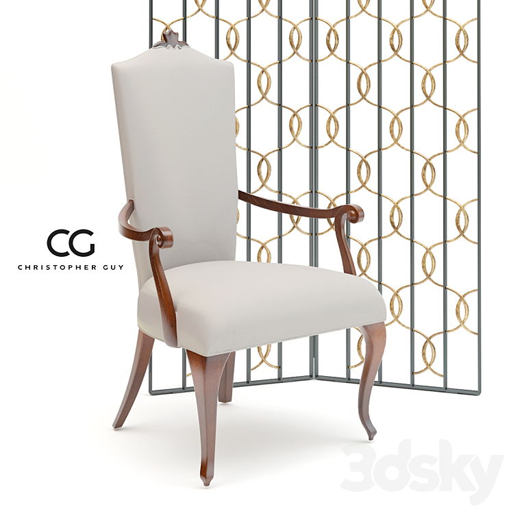 Christopher Guy Grace Dining Set 3D Model