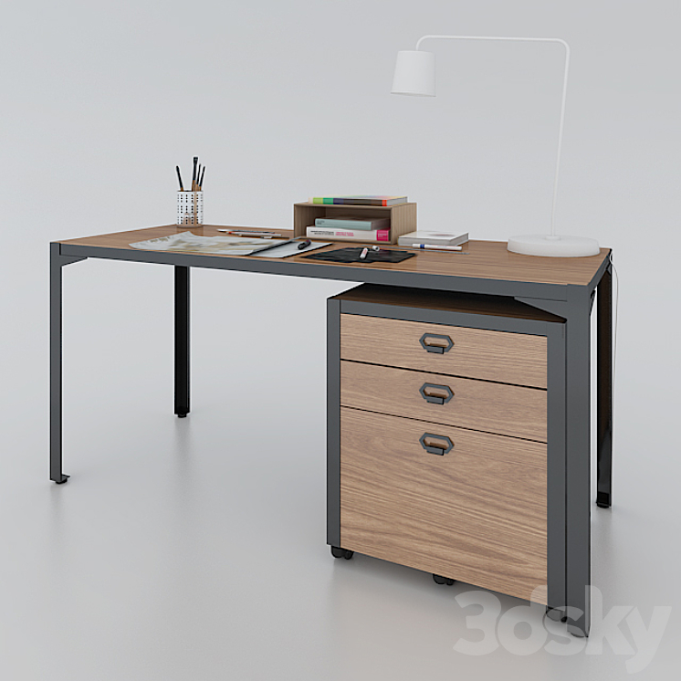 CHESTER Office furniture 3D model